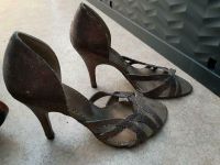 Braune glitzer high heels Pumps sandalen Bayern - Freising Vorschau