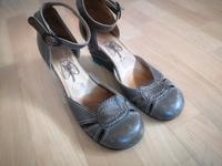Fly London Sandale Pumps Retro braun schwarz / Gr 39 /beautiful! Baden-Württemberg - Mannheim Vorschau