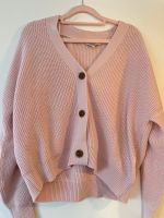 Strickcardigan Damen rosé rosa Cardigan Strickpullover L wie neu Kr. München - Taufkirchen Vorschau