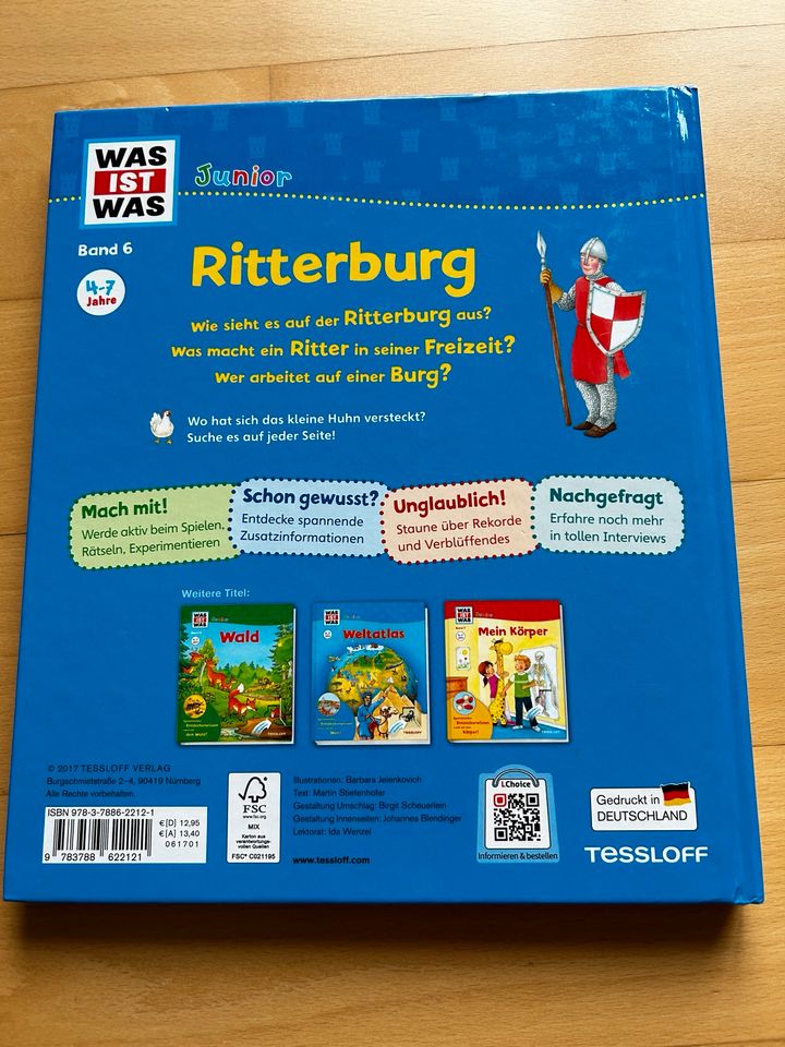 WAS IST WAS Klappenbuch Buch Ritter top Zustand Band 6 in Grimma