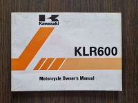 Original Motorcycle Owner’s Manual/Betriebsanleitung für KLR 600 Baden-Württemberg - Sersheim Vorschau