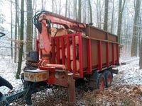 Verkaufe Rückewagen Eigenbau sehr stabil mit Atlas Kran und Funk Bayern - Kelheim Vorschau