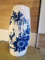 Bavarian Carl Schumann Porzellan Arzberg Bodenvase Cobalt Reiher Bayern - Burgau Vorschau