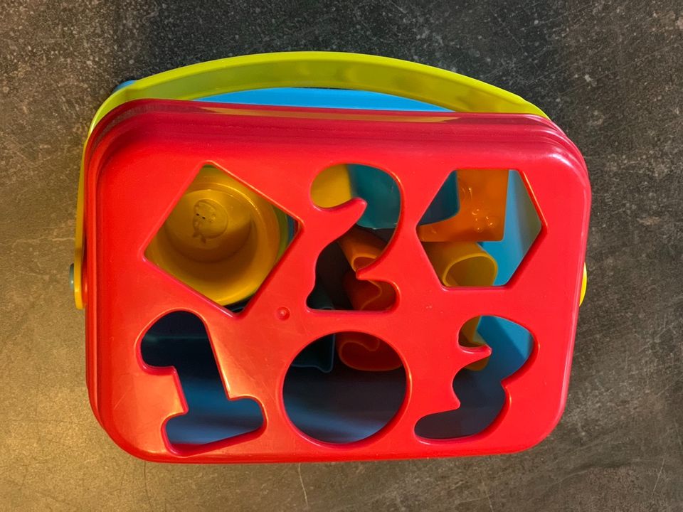 Formsortierer Steck Kasten Sortier Box steckspielzeug Baby Dose in Simmerath
