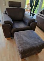 Verkaufe Sessel mit passenden Hocker 60x60 cm Bayern - Marktzeuln Vorschau