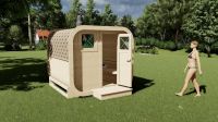 Quadrosauna 2m mit Fenster Gartensauna Außensauna Outdoor Hessen - Neu-Isenburg Vorschau