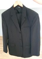 Anzug, schwarz Nadelstreifen, Größe 48 Hessen - Dieburg Vorschau