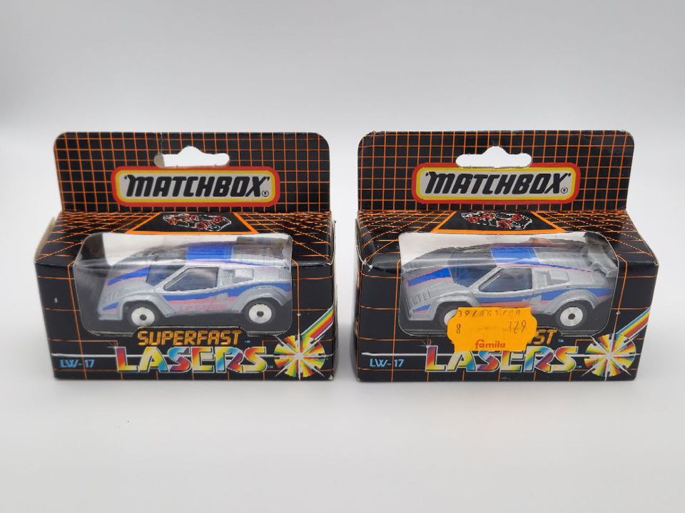 Matchbox Lasers Wheels Superfast Ferrari Lamborghini Buick - OVP in Wolfsburg