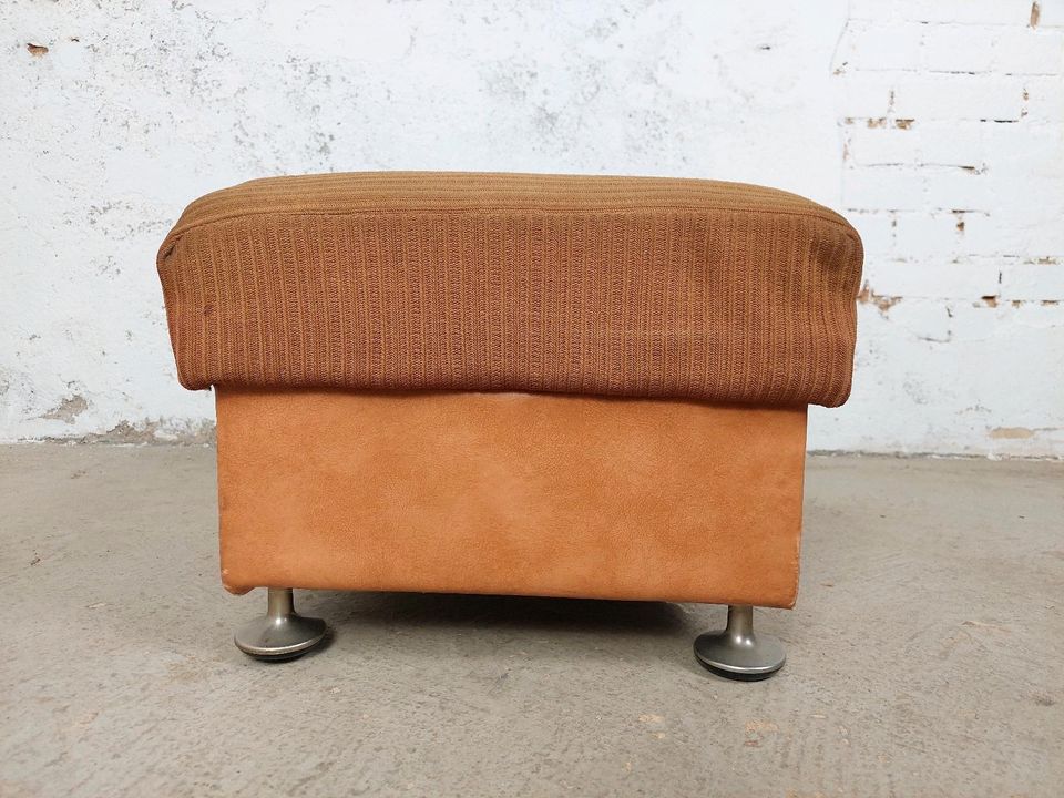 Vintage Hocker Sitzhocker Polster 60er 70er DDR Retro in Leipzig