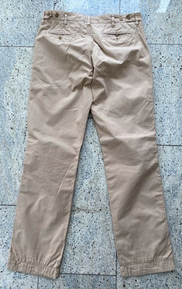 Chinohose/Chino (beige) von „Alberto“ - Gr. 35/34 in Langenberg