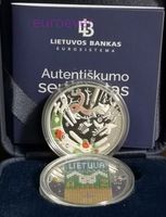 5 Euro 2020 Litauen / Lithuania - Zuikis Puikis - Silber in Farbe Frankfurt am Main - Heddernheim Vorschau