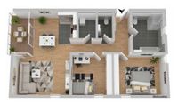 Erstbezug -  Geräumige 3-Zimmer-Wohnung mit Terrasse und Gartenanteil Bayern - Mitterteich Vorschau