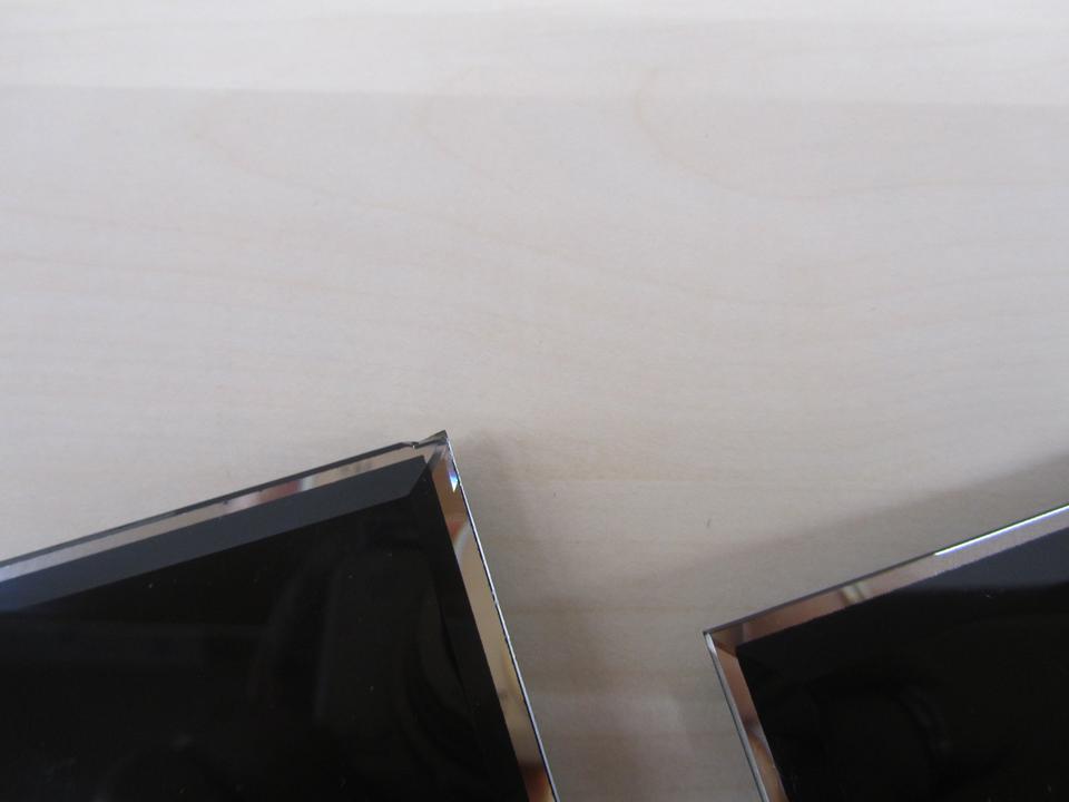 2 Bilderrahmen 10x15 + 12,7 x 17,8 cm Glas schwarz gold elegant in Dingolfing