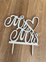 Cake Topper Mr & Mrs, Holz, Hochzeit, Deko Torte *neuwertig* Rheinland-Pfalz - Weitersburg Vorschau