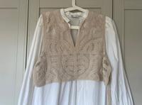 Kleid Boho Häkel Top weiß Zara TRF S Sommer Langarm Nordrhein-Westfalen - Troisdorf Vorschau
