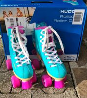 Hudora Rollschuhe | Roller Disco türkis/pink Bayern - Eichenau Vorschau