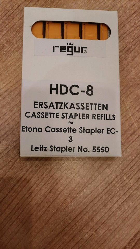 ☆Etona Heftklammer-Kassetten HDC-8, für Etona EC3☆ in Anklam