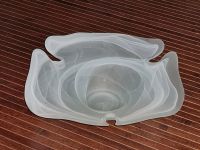 Schale Milchglas Designware 30 cm Durchmesser Glasfusing Leipzig - Lindenau Vorschau