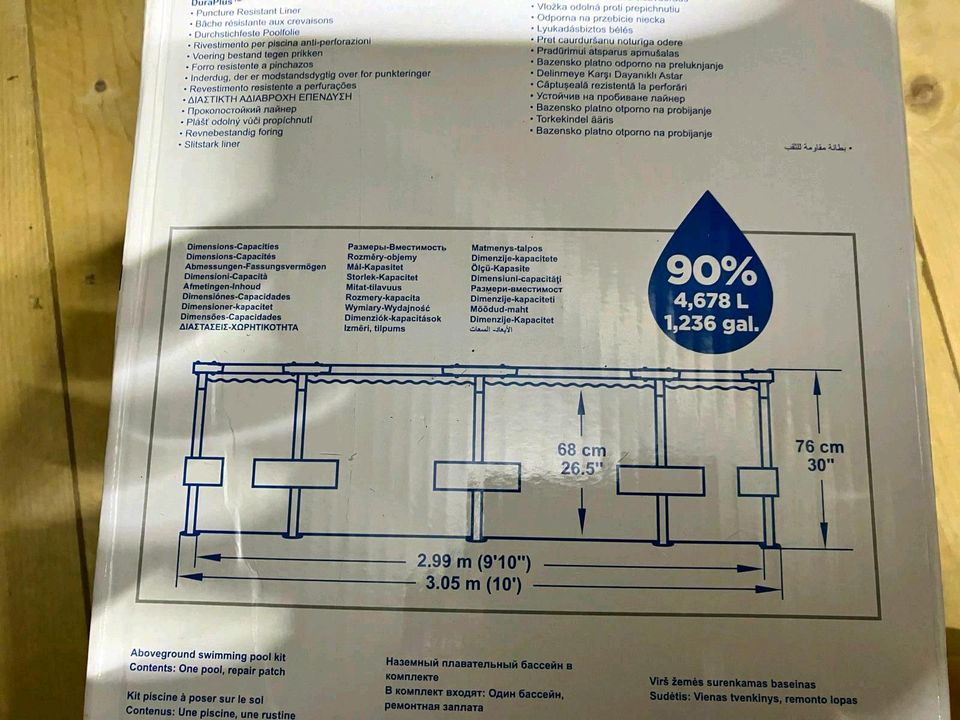 Pool Steel Pro Max 305cm in Floh-Seligenthal