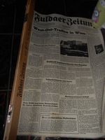 alte Fuldaer Zeitung mit Halter Hessen - Ebersburg Vorschau