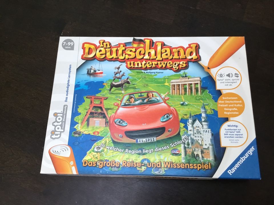 TIPTOI Spiel NEU „In Deutschland unterwegs“, unbespielt in Leinach