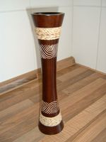 Kleine Vase aus Kenia Holz Handarbeit Bayern - Augsburg Vorschau