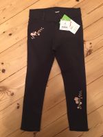 NEUe Hose Jeggings Leggings mit hübscher Blumen Blüten Stickerei Brandenburg - Falkensee Vorschau