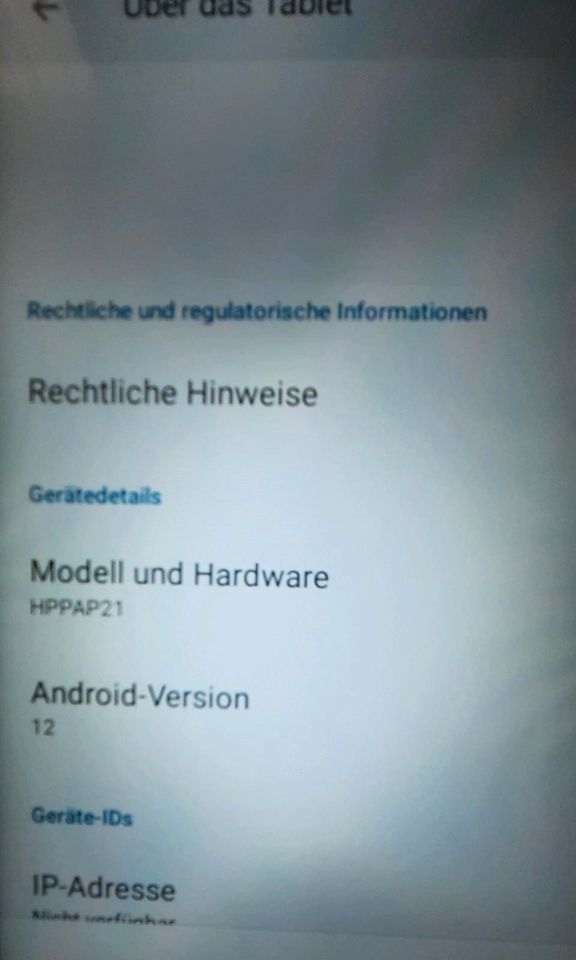 Tablet DT20 Android in Uelzen