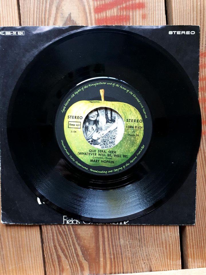 Mary Hopkin Single Schallplatte Que Sera Sera Whatever Will Be in Böhl-Iggelheim