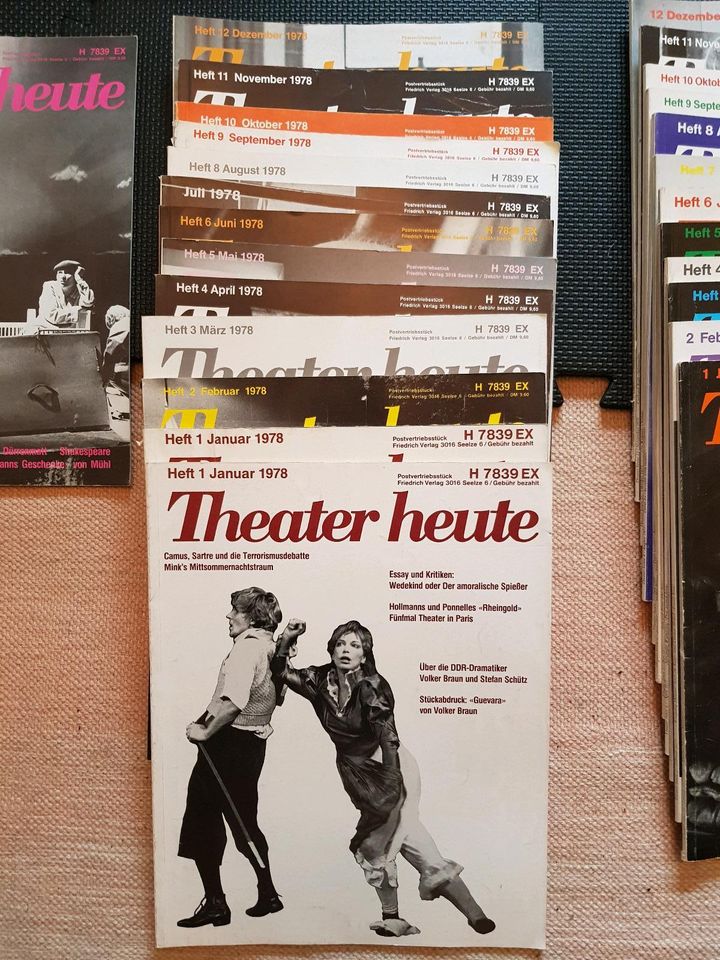 Theater heute Zeitschrift 1976-1979 in Berlin