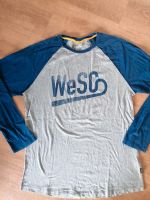 WeSC Langarmshirt Longshirt blau grau Pullover Gr. L Sweatshirts Kiel - Suchsdorf Vorschau