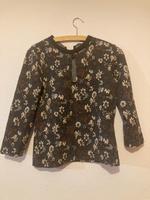 Pullover 3/4-Arm, braun mit Blumnmuster von Clockhouse, Größe M Bayern - Augsburg Vorschau