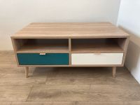 #A Couchtisch Cuba Roller Sonoma Eiche Schubladen TV Board 100 cm Sachsen - Burgstädt Vorschau