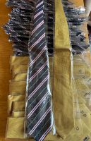 25 Stück Krawatten Binder aus Seide goldfarben und gestreift Walle - Utbremen Vorschau