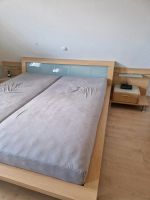 Bett Schlafzimmer Musterring mit Nachtischkästchen 1,80 x 2,0 m Bayern - Puschendorf Vorschau