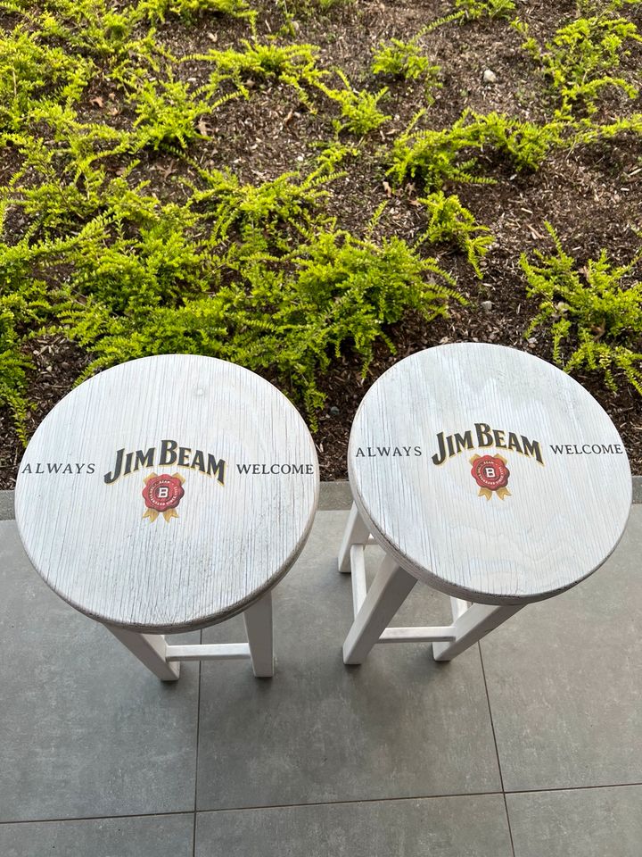 2 x Jim Beam Barhocker in Rheda-Wiedenbrück