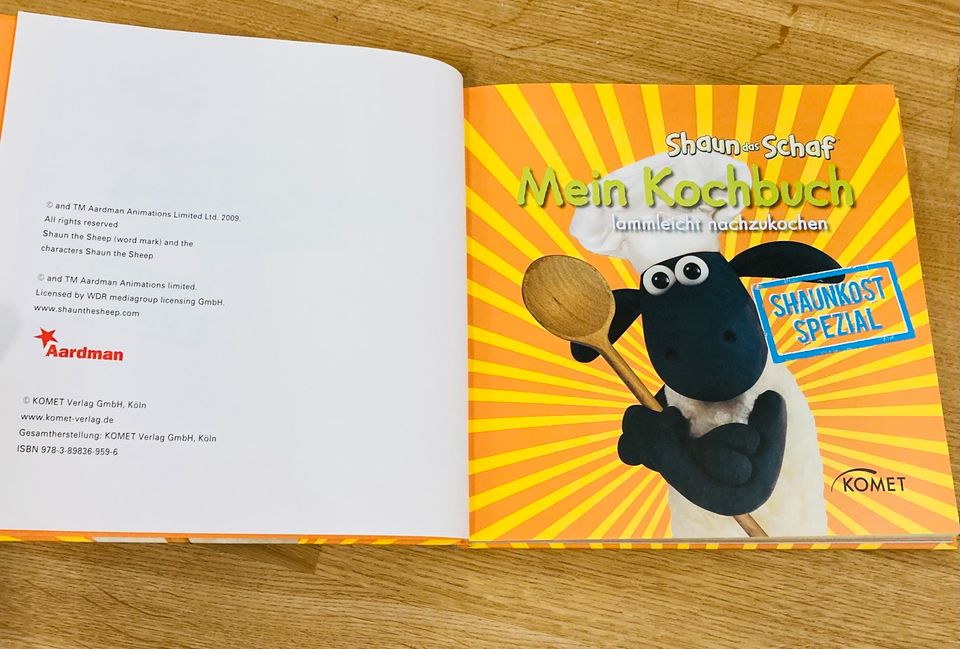 Kochbuch „Shaun das Schaf - Mein Kochbuch“ Shaunkost Spezial in München