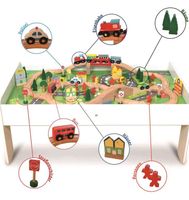 Spieltisch mit Holzeisenbahn Set Bayern - Ahorn b. Coburg Vorschau