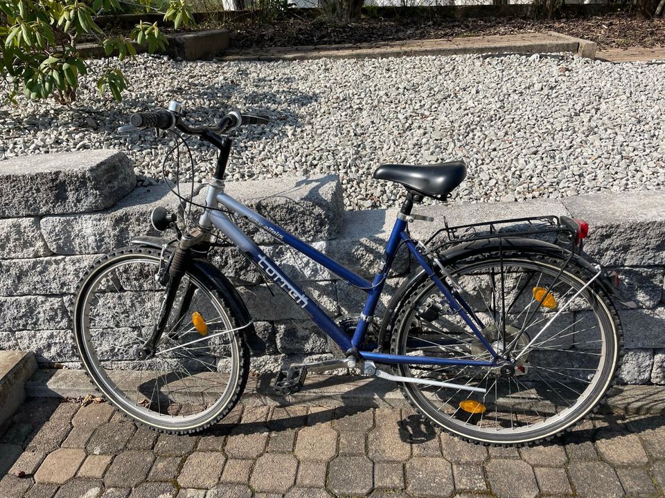 Damenfahrrad Fahrrad 26 Zoll blau Mädchenrad Mädchenfahrrad in Riegelsberg