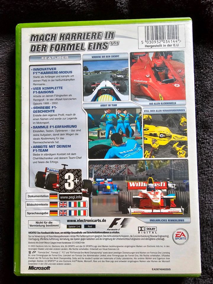 Microsoft XBOX classic Spiel F1 Career Challenge in Monheim am Rhein