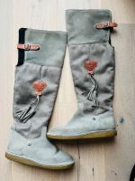 Hilfiger Denim Stiefel, Wildleder grau, Bohostyle, Gr. 38 Hessen - Dreieich Vorschau