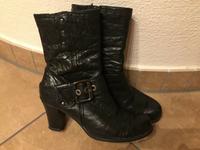 Tamaris Stiefeletten Leder schwarz 36 Hessen - Lützelbach Vorschau