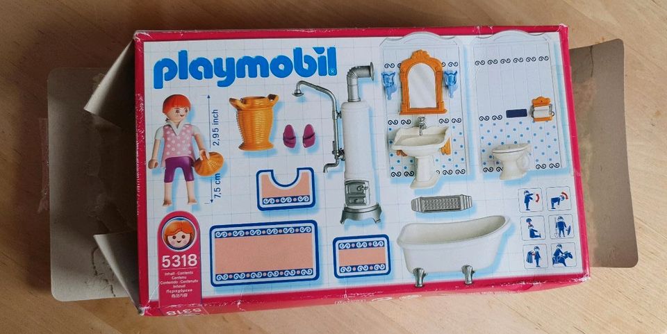 Playmobil Bad 5318,Nostalgie Puppenhaus,OVP/Anleit., vollständig in Hallbergmoos