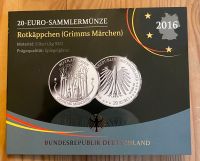 20€ Silber Sammlermünze Rotkäppchen 2016 Sp. Glanz Neu Hessen - Michelstadt Vorschau