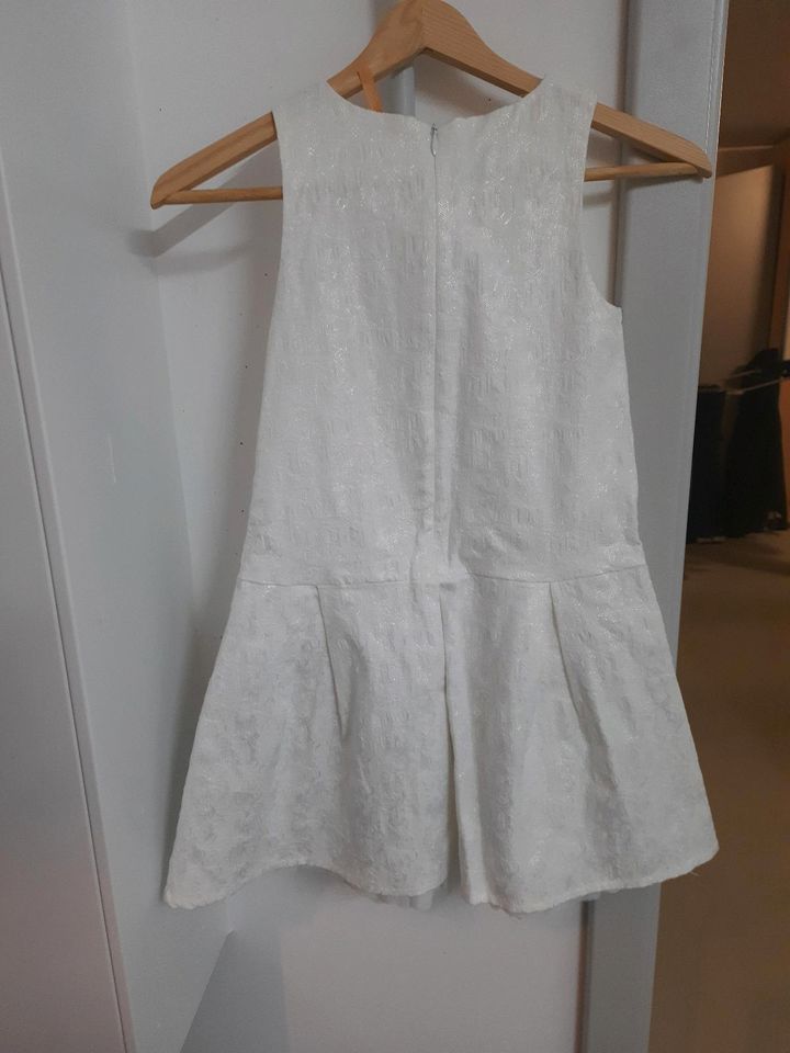 Kleid Kommunion Fest Hochzeit weiß 128 Mädchen TOP in Eningen