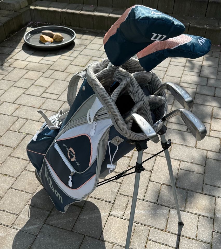 Golfset, Standbag und Halbsatz Golfschläger in Datteln