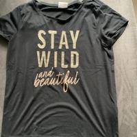 TShirt Schwarz Gold S/M Niedersachsen - Melle Vorschau