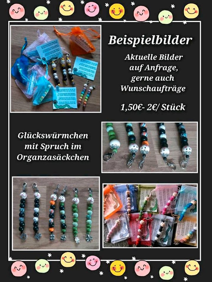 Handmade: Schutzengel, Glückswürmchen, Glücksbringer Anhänger in Iggensbach