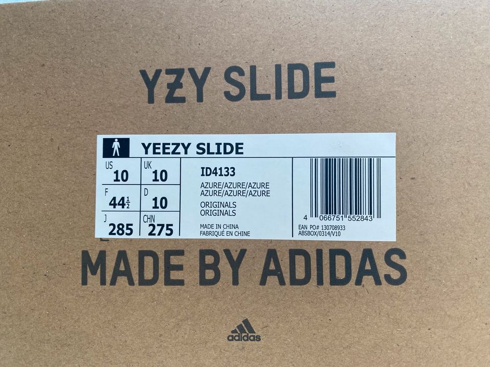 Adidas Yeezy Slide Azure (US10/EU44.5) in Bissendorf