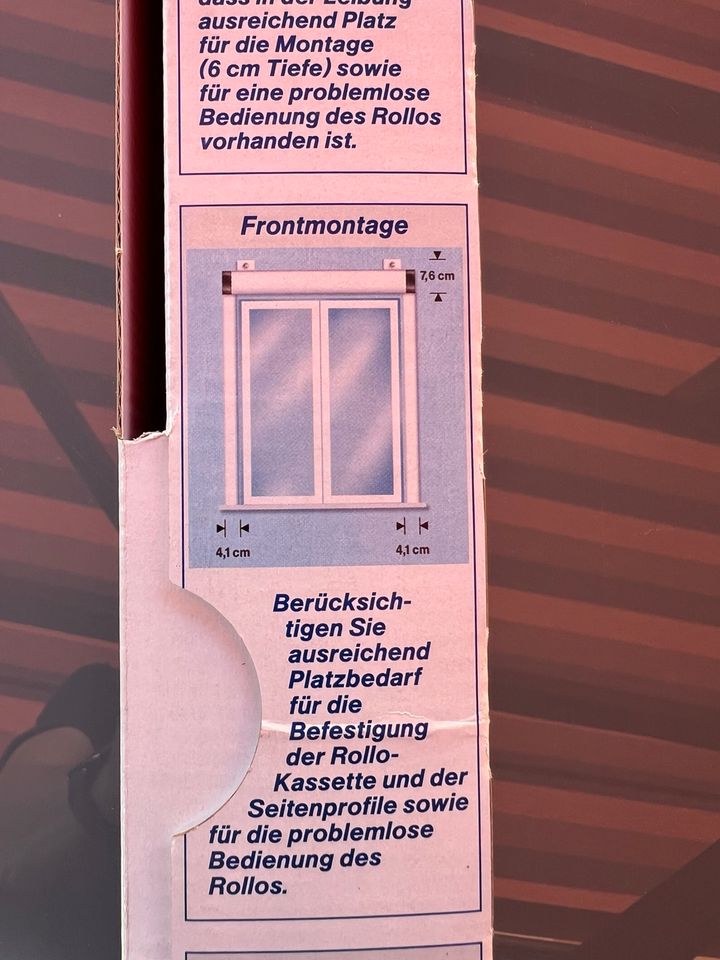 TESA Alu Rollo für Fenster max. 130x160cm weiß in Wilhelmshorst